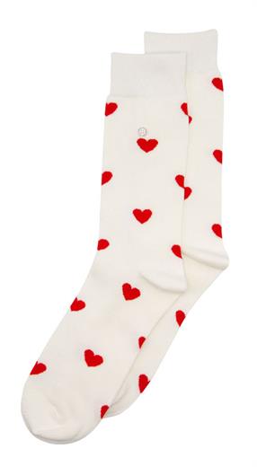 Alfredo Gonzales Hearts Offwhite Red