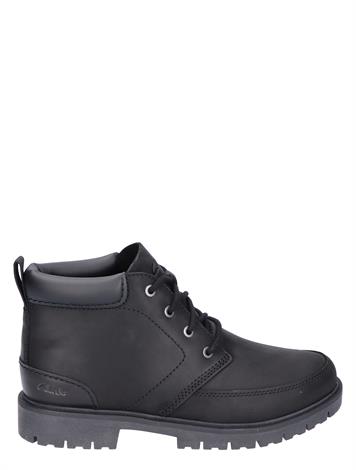 Clarks Rossdale Mid Black Leather