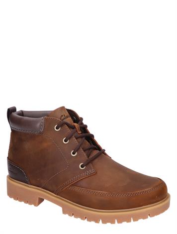 Clarks Rossdale Mid Brown Beeswax Leather