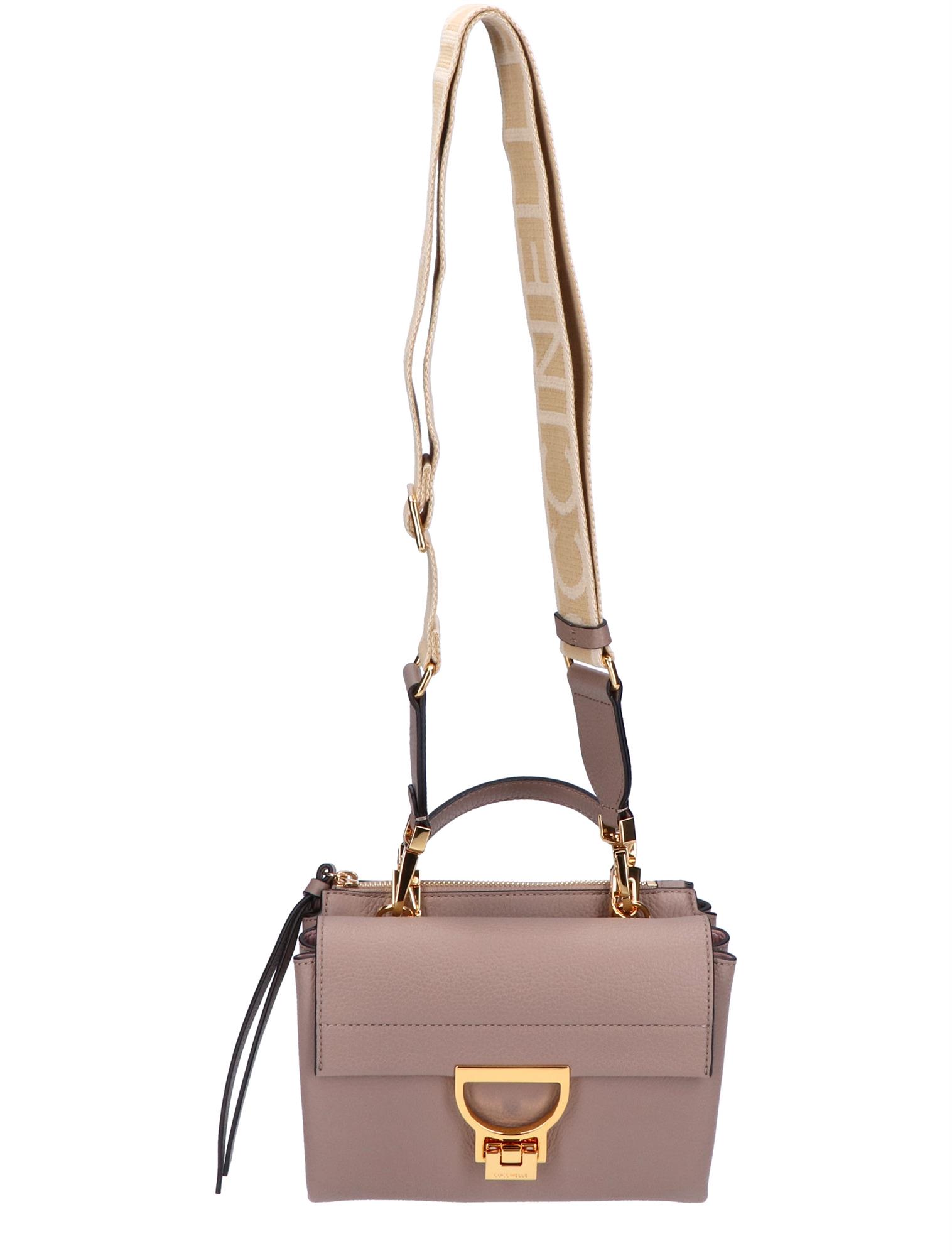 Coccinelle Arlettis Dubbel Warm Taupe of Shoulder Bags