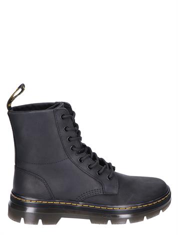 Dr Martens Combs Leather 8 Eye Boot Black Wyoming