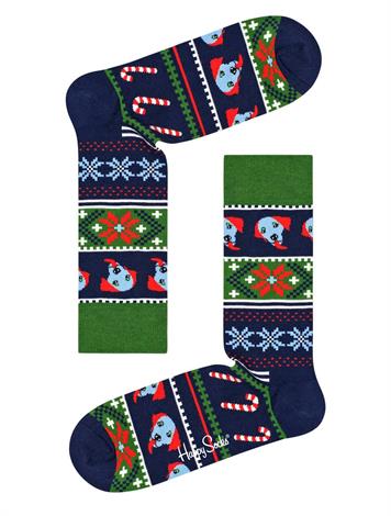 Happy Socks Happy Holiday Sock Zwart