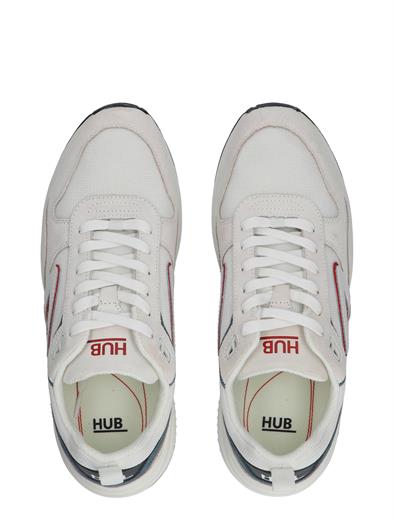 Hub Footwear Glide Z Men Off White Red