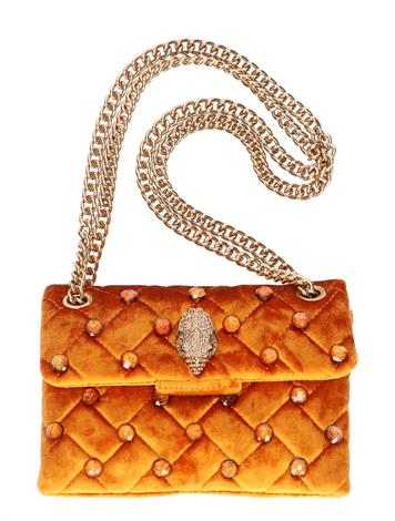 Kurt Geiger Crystals Kensington Mini Bag 91 Orange