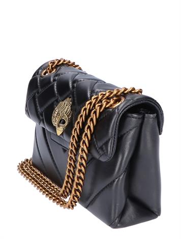 Kurt Geiger Kensington Leather Mini X Bag Black