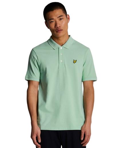 Lyle and Scott Plain Polo Turquoise Shadow