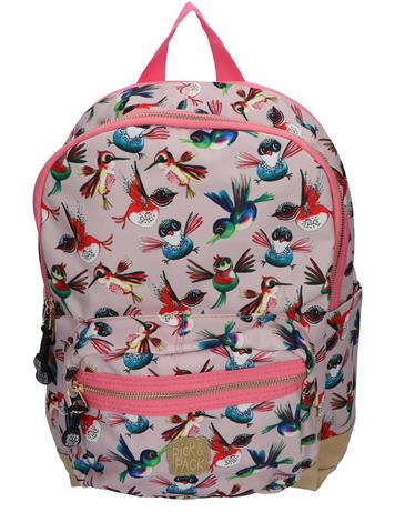 Pick en Pack Birds Backpack Soft Pink 