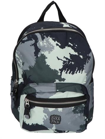 Pick en Pack Faded Camo Backpack M Grey 