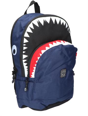 Pick en Pack Shark Shape Backpack M Navy
