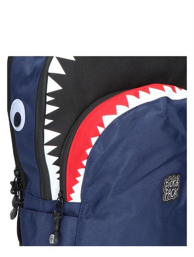 Pick en Pack Shark Shape Backpack Navy