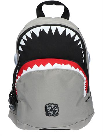 Pick en Pack Shark Shape Backpack S Grey 