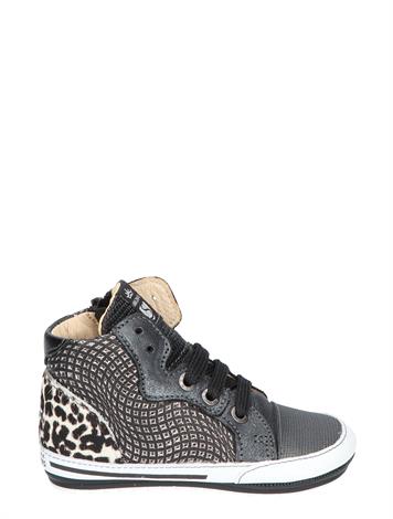 Shoesme Leopard Hiel Black 