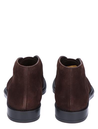 Tod's Short Ankle Boot in Suede Brown