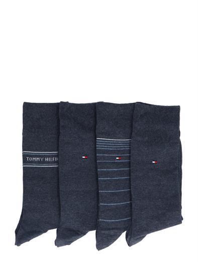 Tommy Hilfiger Sokken 4 Pack Tin Giftbox Jeans