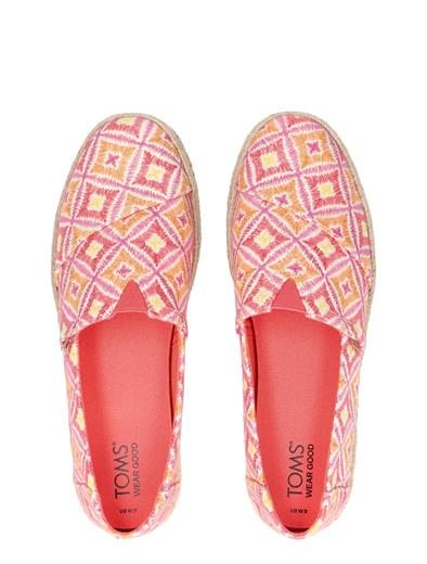 Toms Alpargata Rope 2.0 Woven Pink