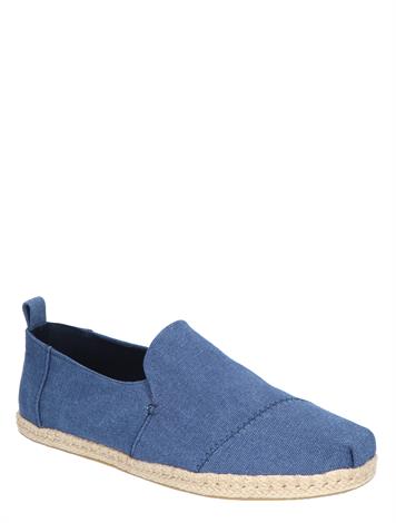 Toms Men Classic Canvas Rope Navy Washed 