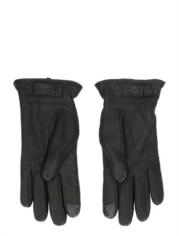 UGG 3 Point Leather Glove Black