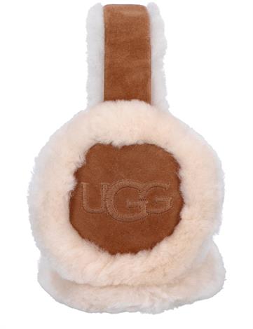 UGG Sheepskin Embroidery Earmuff Chestnut