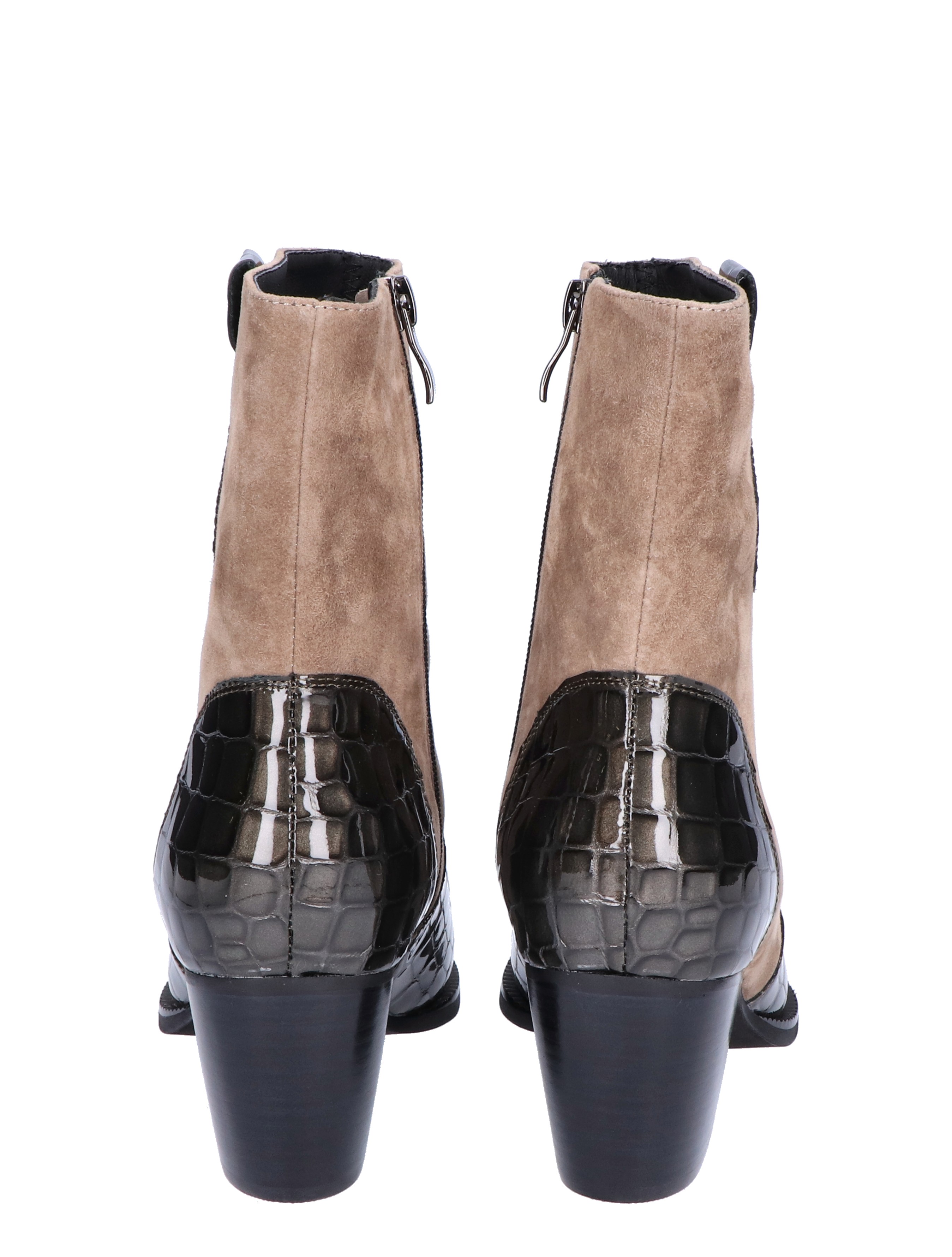 Di Lauro - Sybylle Grey Croco - Dames - Boots - Enkellaarsjes - 46270_77_6