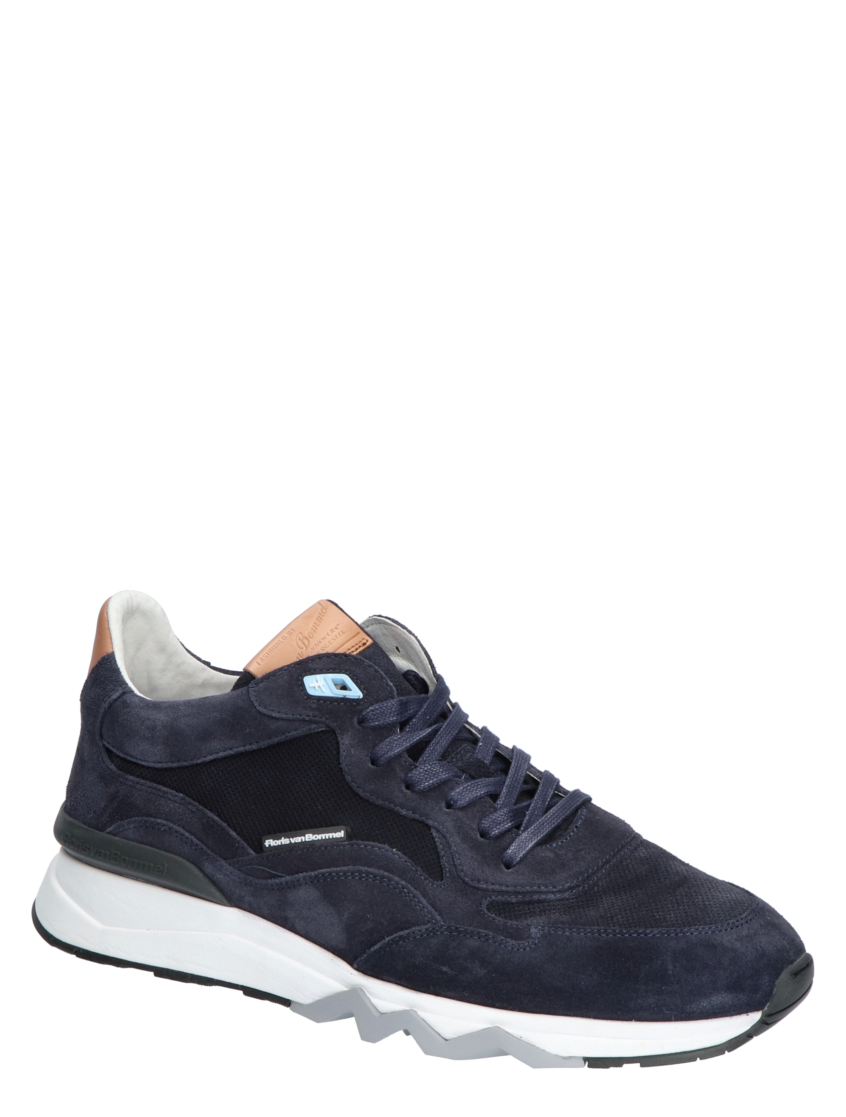 Floris van Bommel - De Zager 02.18 Dark Blue G+ Wijdte - Heren - Lage Sneakers - Sneakers - 41322_33_3