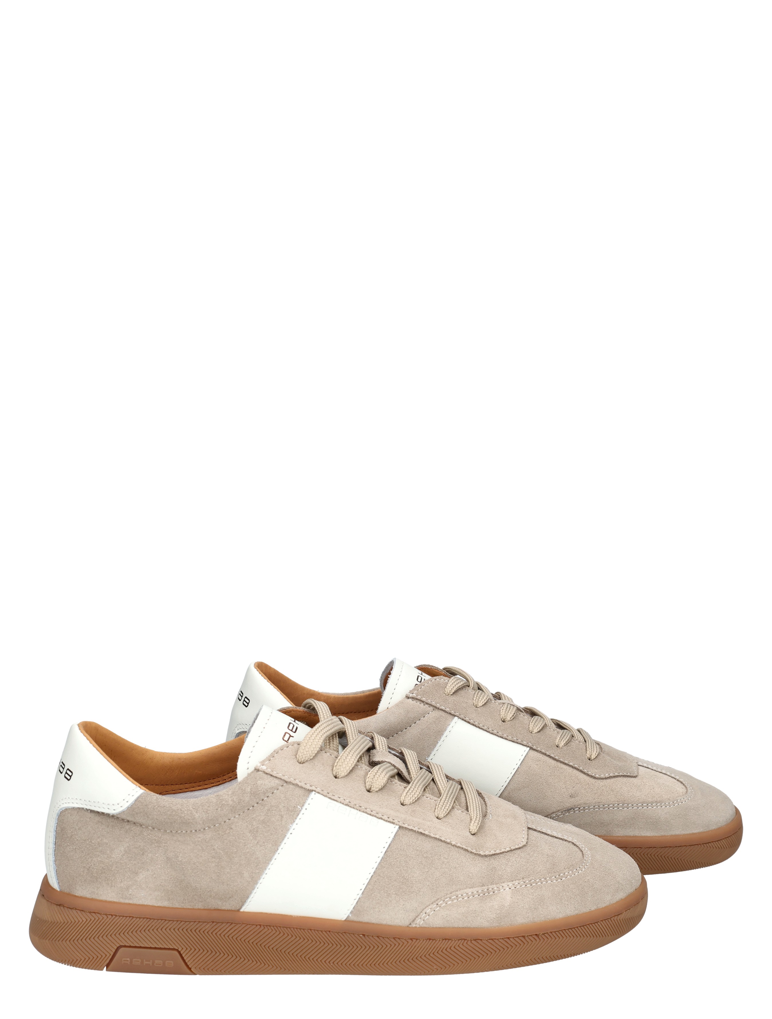 Rehab Footwear - Zack Suede Leathe 2512633103 5300 Khaki - Heren - Veterschoenen - Casual Veterschoenen - 50805_77_6