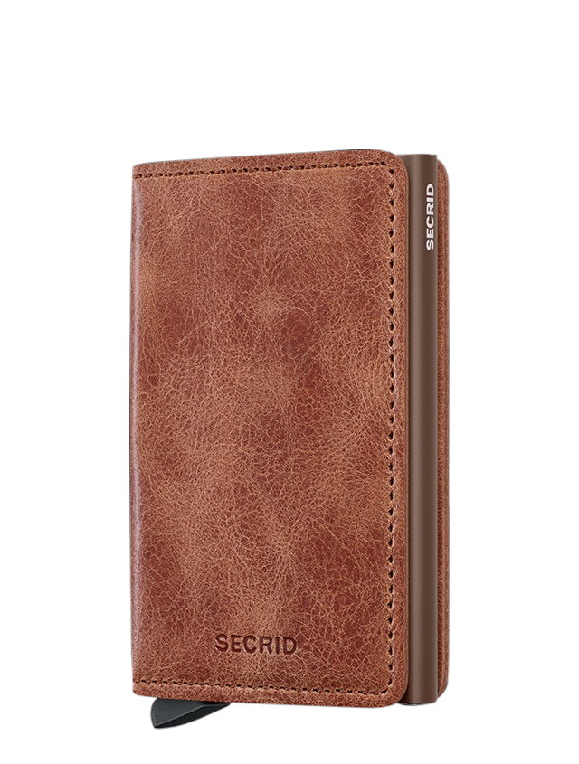 Secrid - Slimwallet Vintage Cognac Brown - Dames - Heren - Pasjeshouders - Pasjeshouders - 51018_22_1