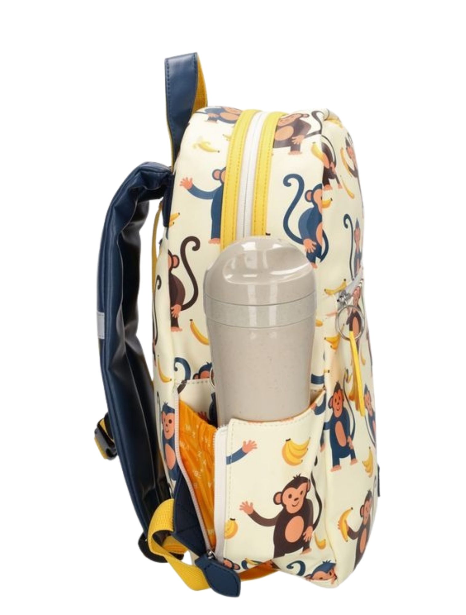 Zebra - Sem Aapjes Beige - Jongens - Rugtassen - 49905_77_5