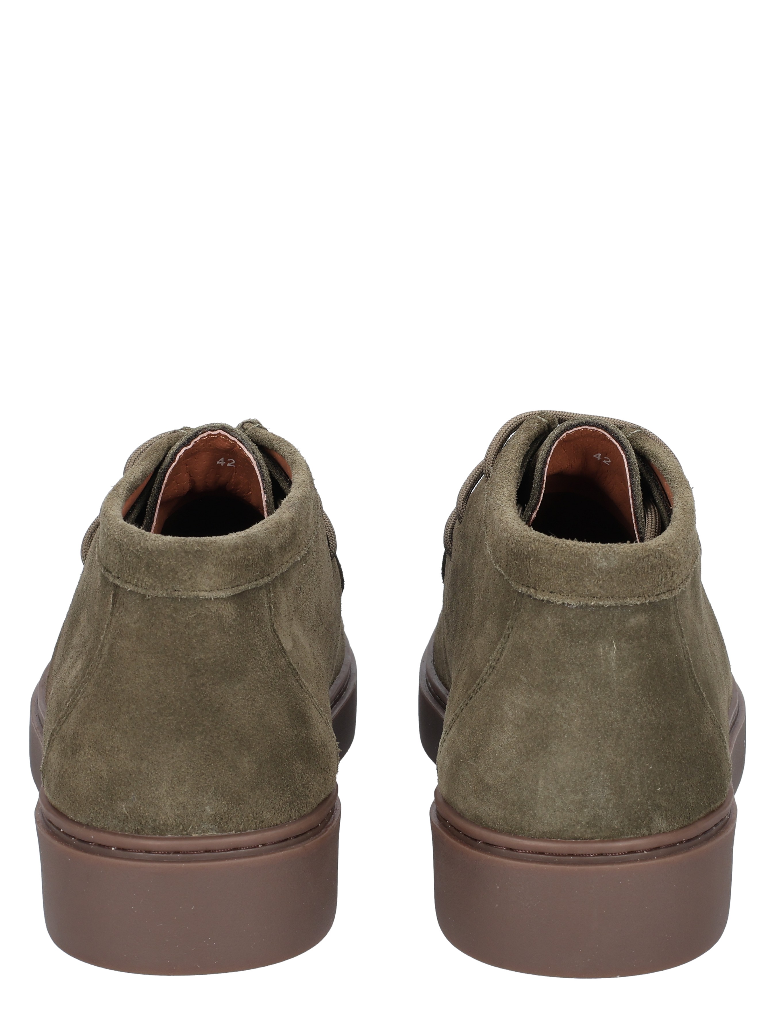 suede, olijf, laarzen, enkellaarzen, platform