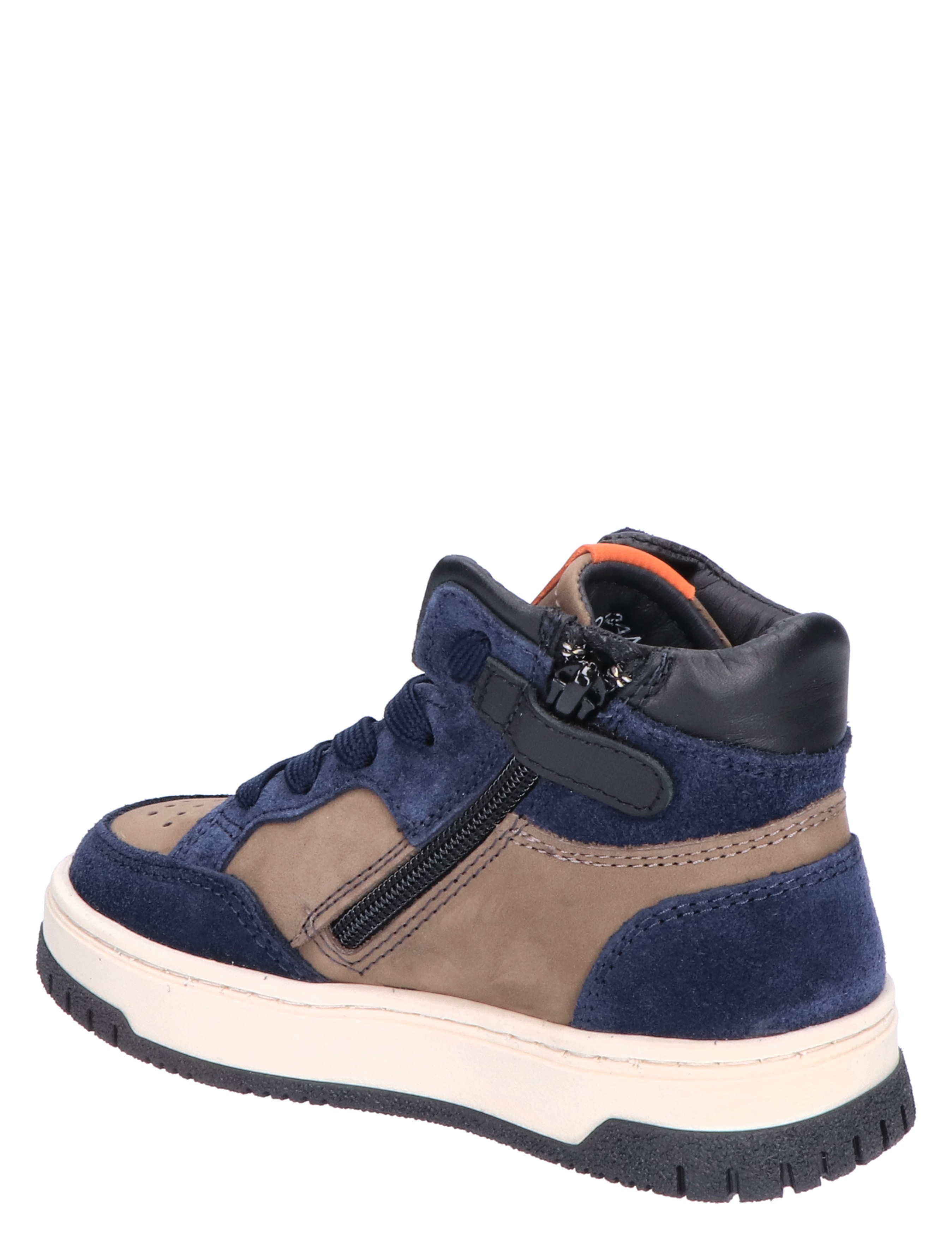 Pinocchio - P1197 Dark Blue Combi - Meisjes - Jongens - Sneakers - Sneakers - Hoge Sneakers - Hoge Sneakers - 45746_32_4