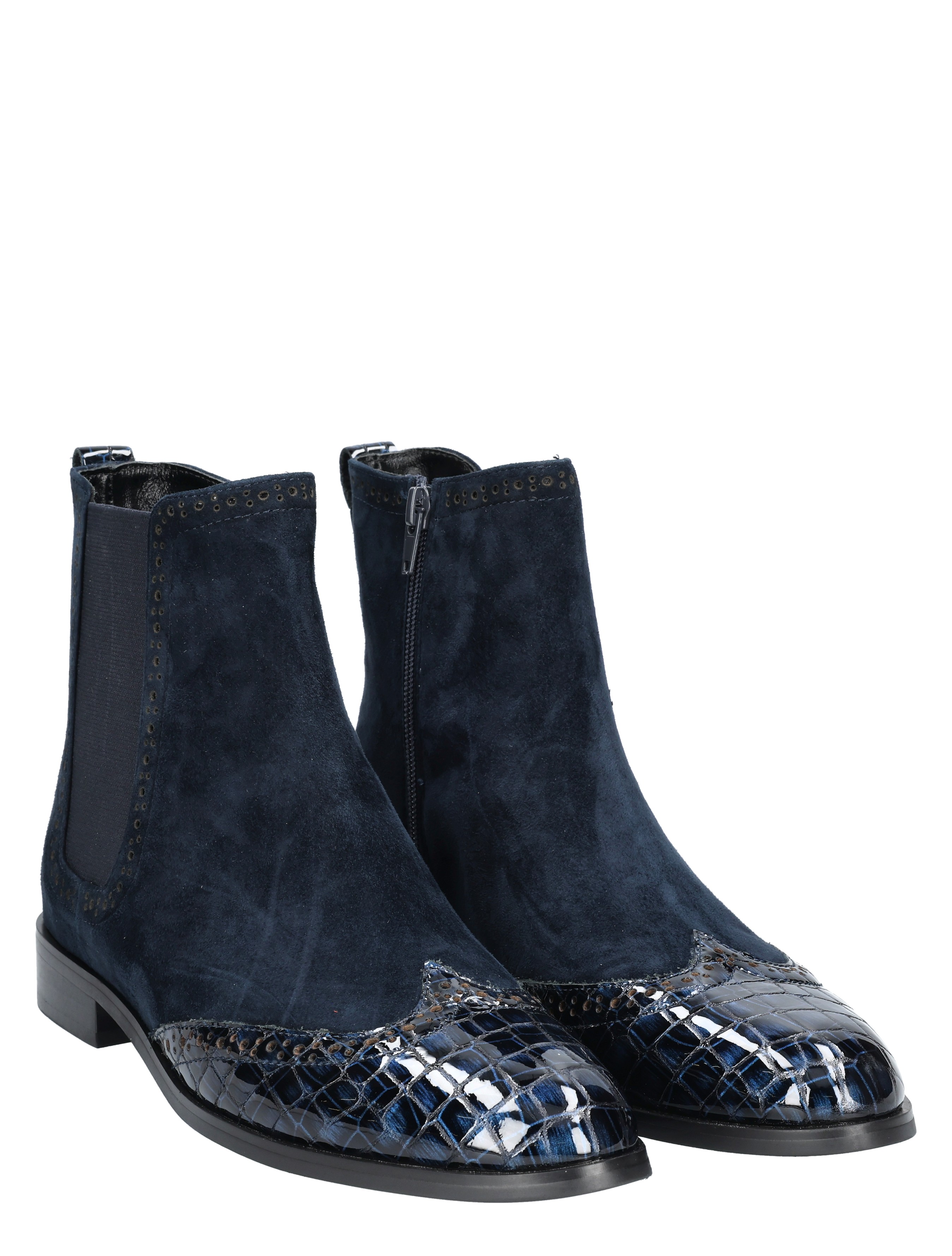 Di Lauro - Sheralyn Dark Blue - Dames - Boots - Chelsea Boots - 49518_33_5