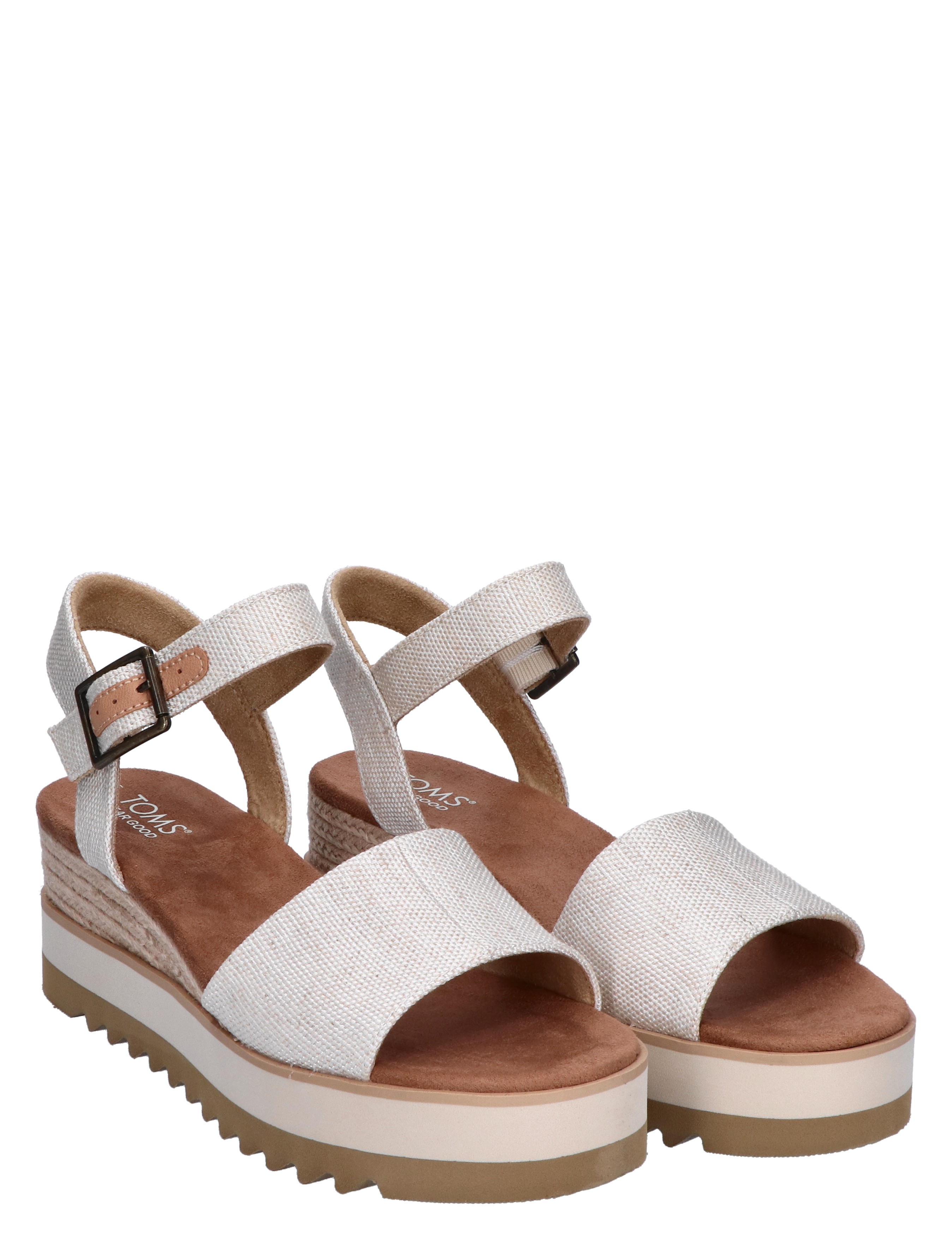 Toms - Diana Yarn Natural - Dames - Sleehakken - 43768_77_5