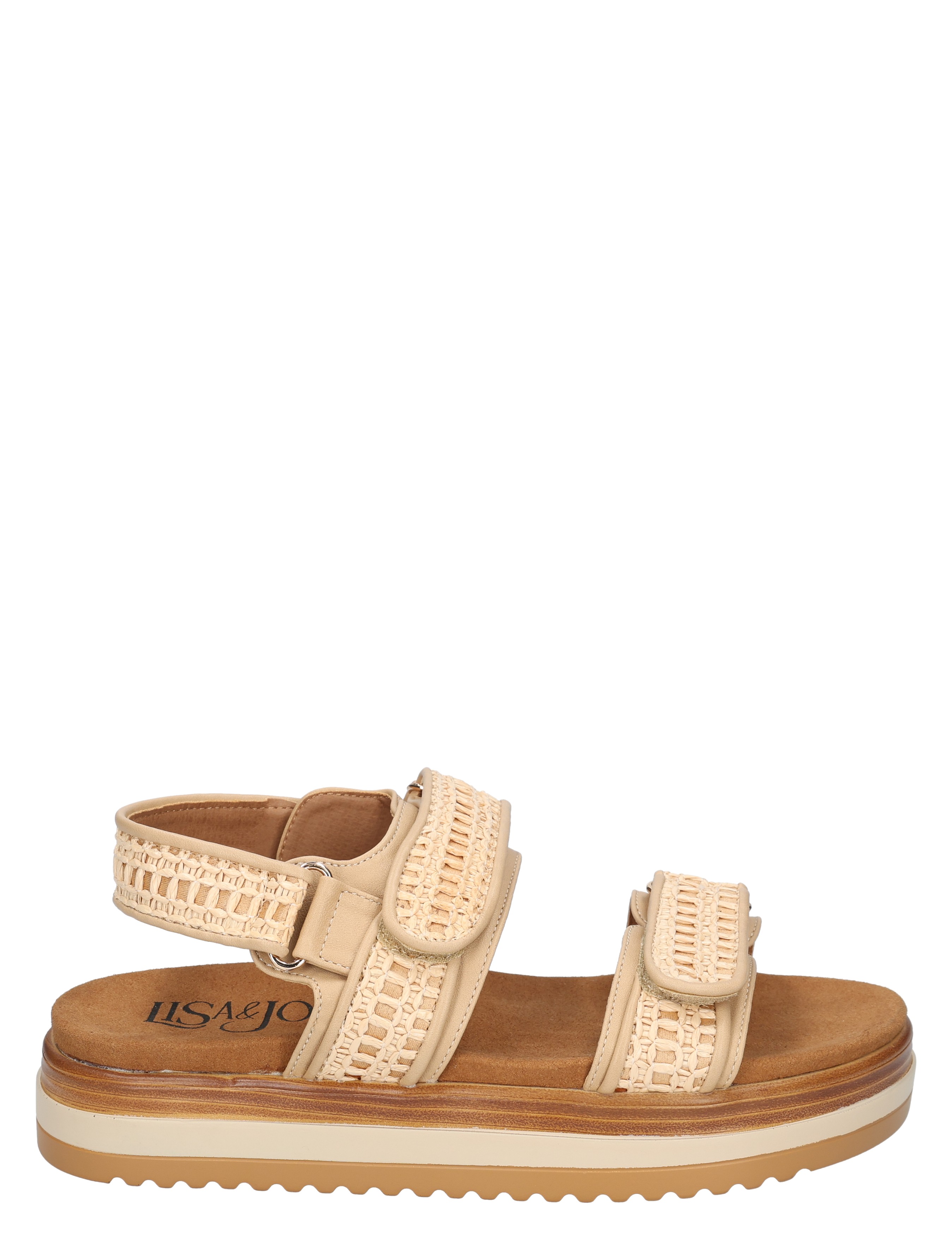 Lisa & Jo - Zette 2 Beige - Dames - Sandalen - 50304_77_1