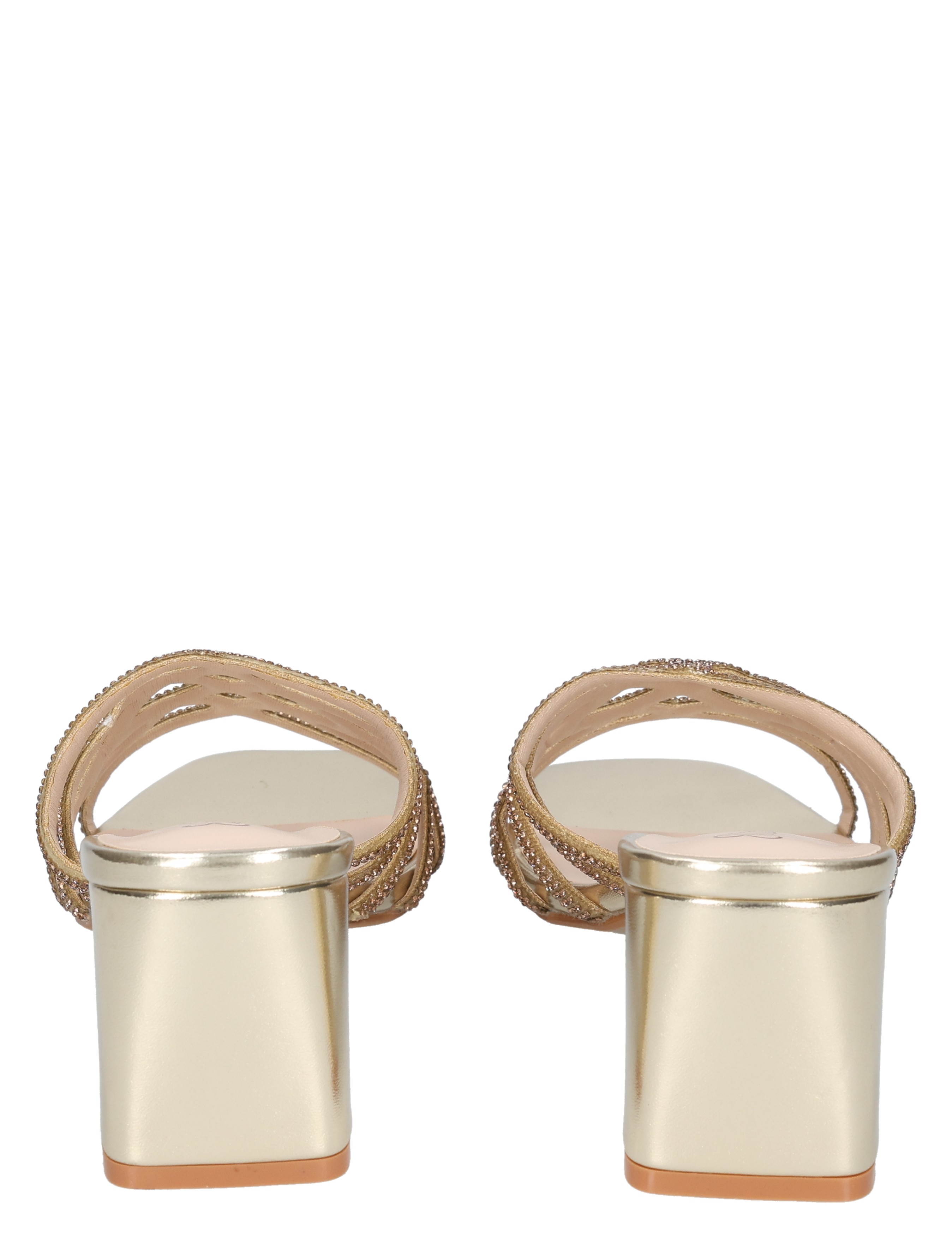 sling, sandalen, mid heel, metallic, zilvergoud