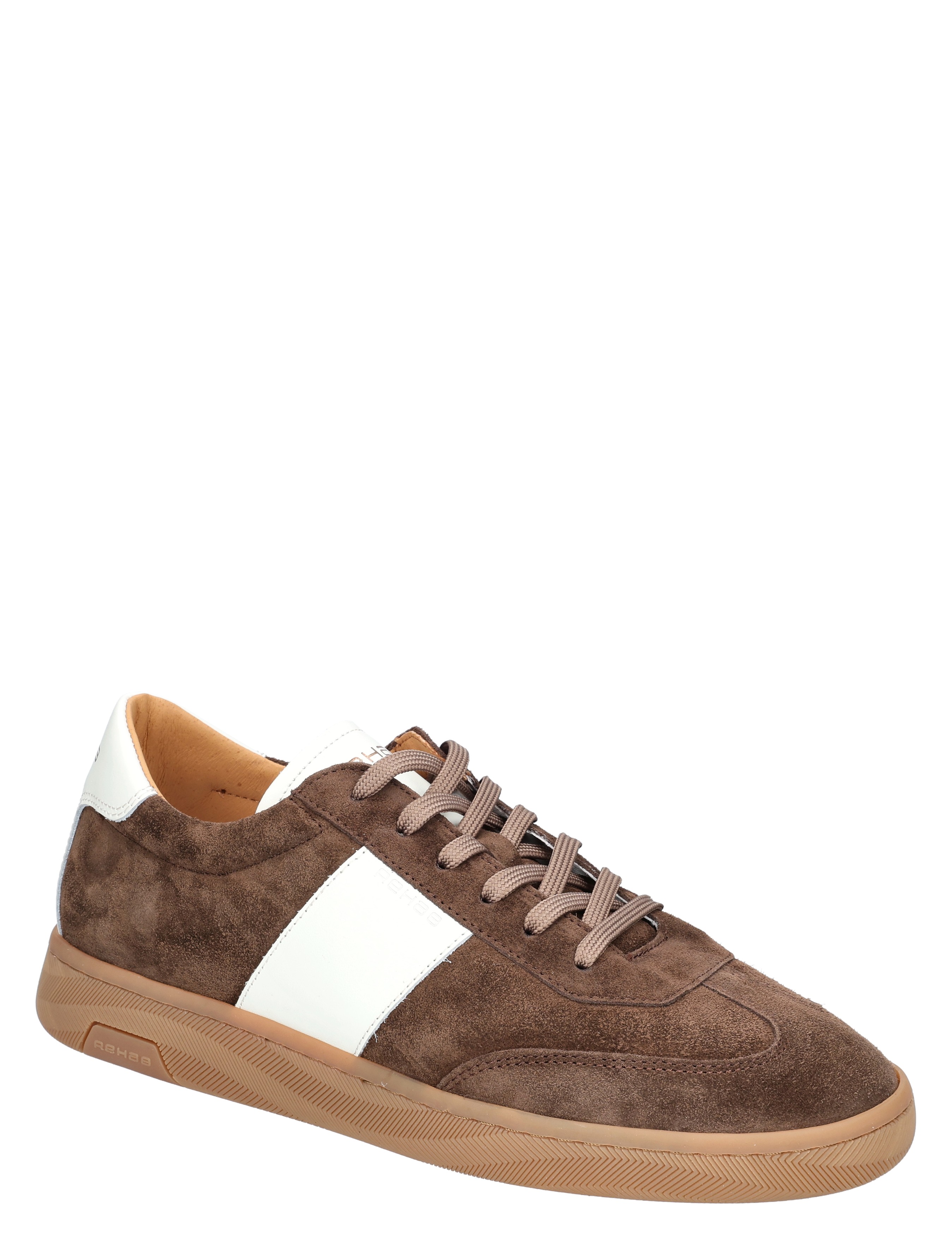 Rehab Footwear - Zack Suede Leathe 2512633103 4800 Dk Brown - Heren - Veterschoenen - Casual Veterschoenen - 50805_22_3