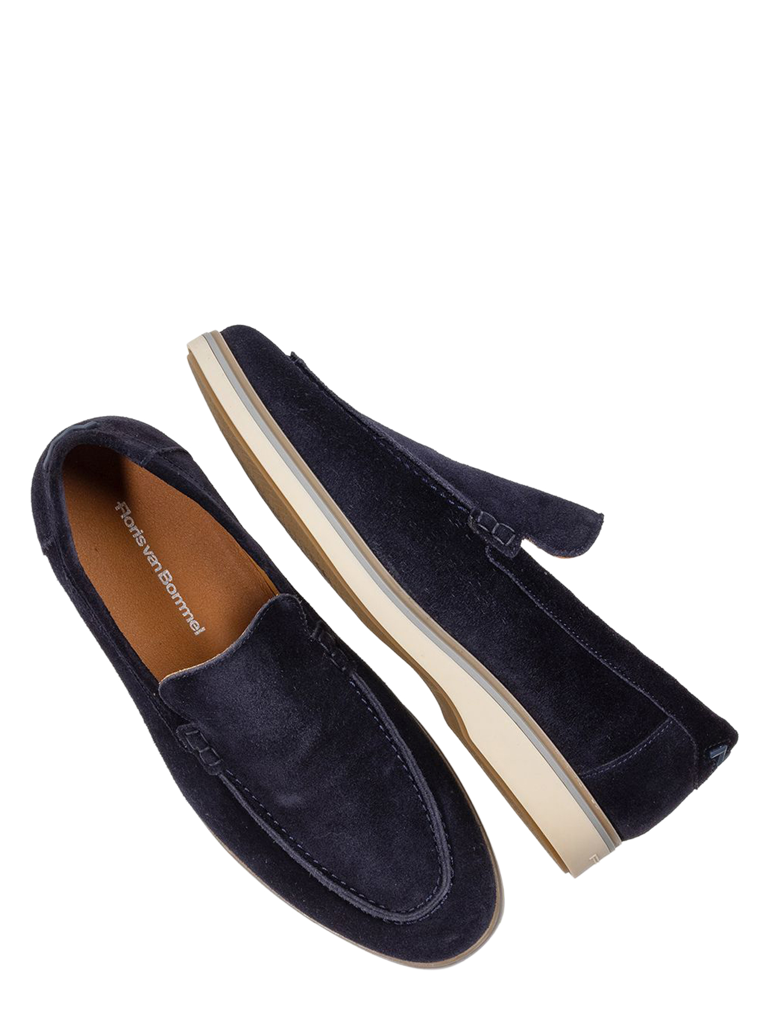 Floris van Bommel - De Stitser 40023 03.01 Dark Blue H-Wijdte - Heren - Loafers - 51463_33_3