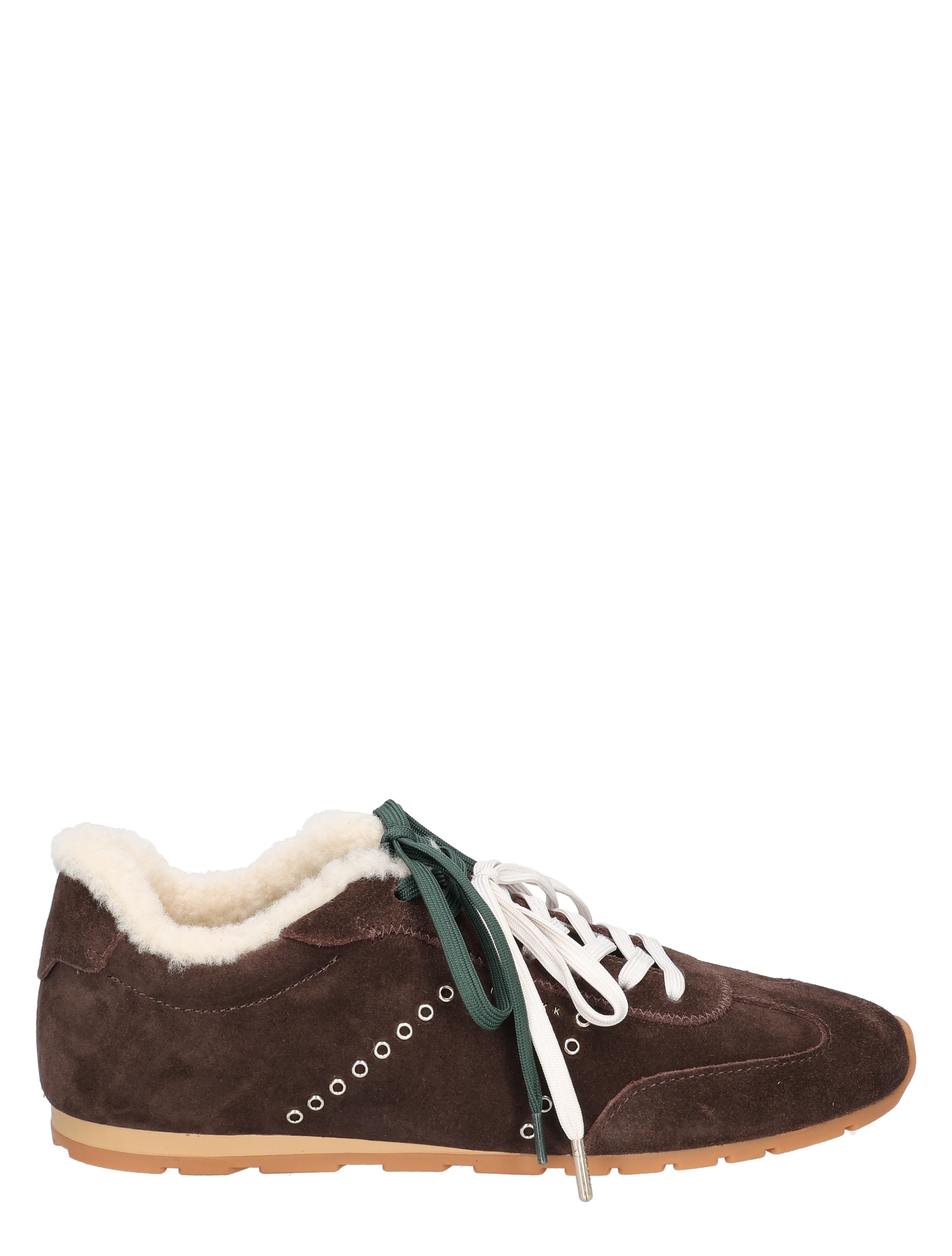Nubikk - Billie Lou Fur 21088903 28S Dark Brown Suede - Dames - Sneakers - Lage Sneakers - 52437_22_1
