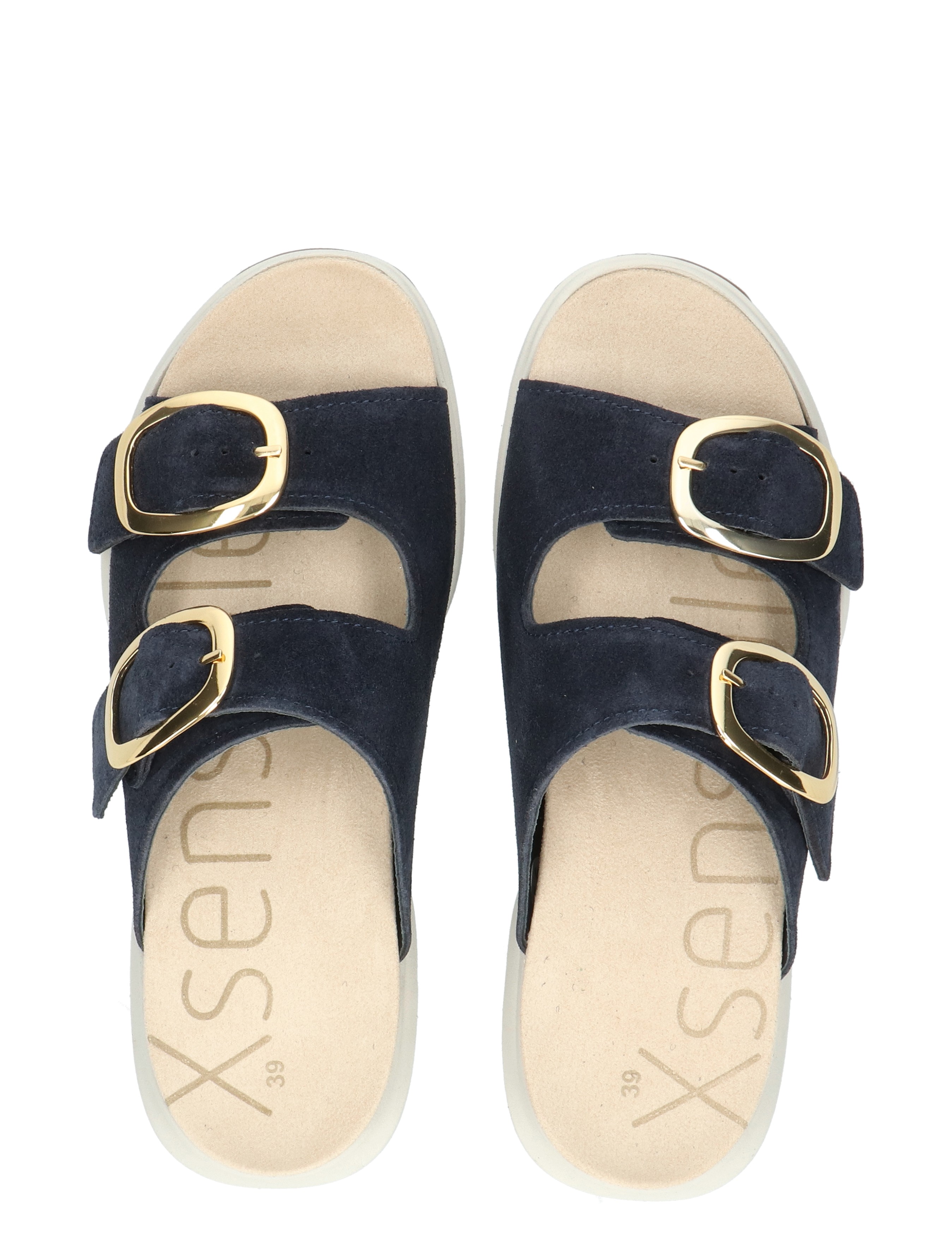 Xsensible - 30322.5 Mykonos 220 Navy H-Wijdte - Dames - Slippers - 50414_33_7