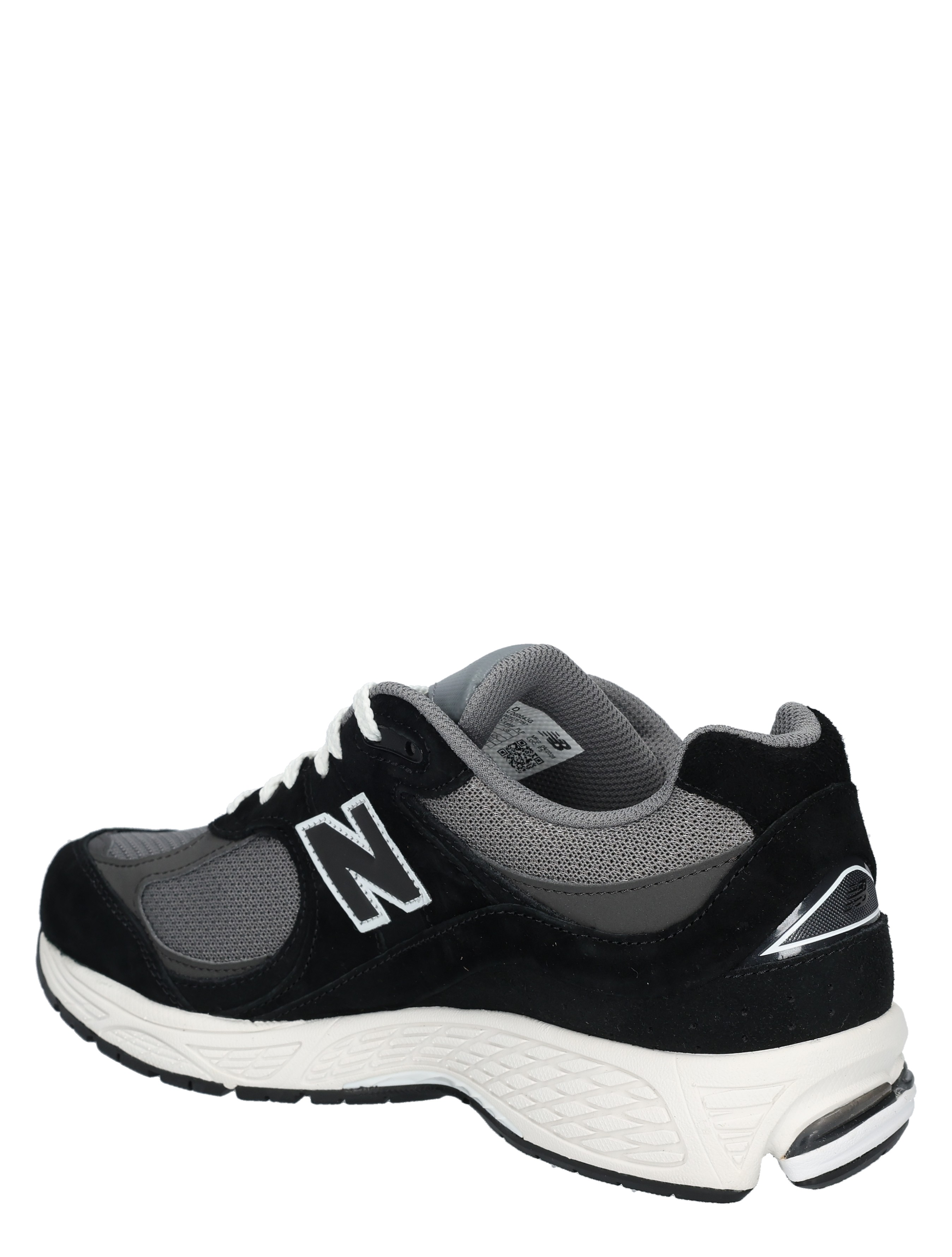 sneaker, sportschoen, grijs, zwarte schoen, kunststof/mesh combinatie