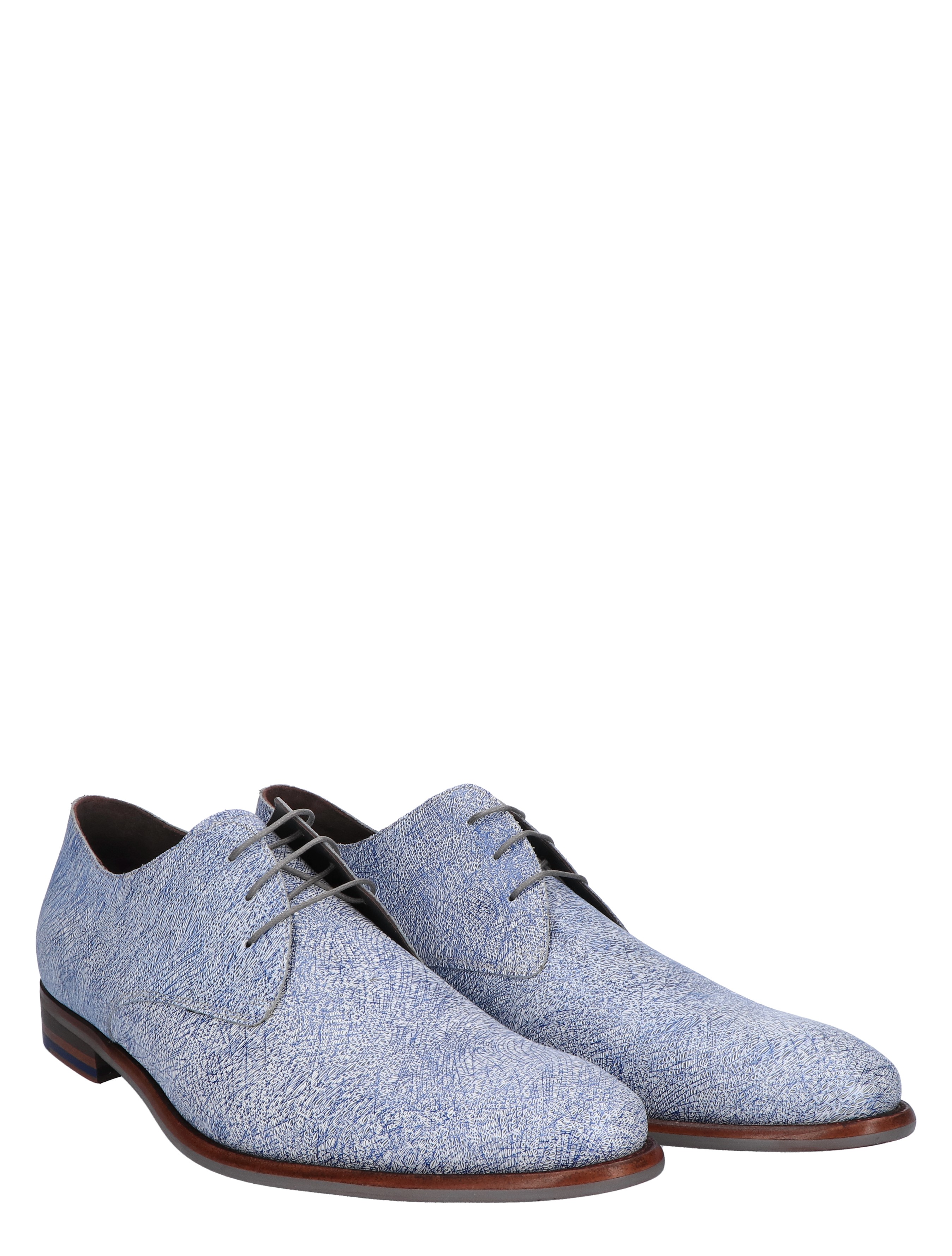 Floris van Bommel - De Stapper 41-01 Dark Blue G+ Wijdte - Heren - Veterschoenen - Nette Veterschoenen - 47124_33_5