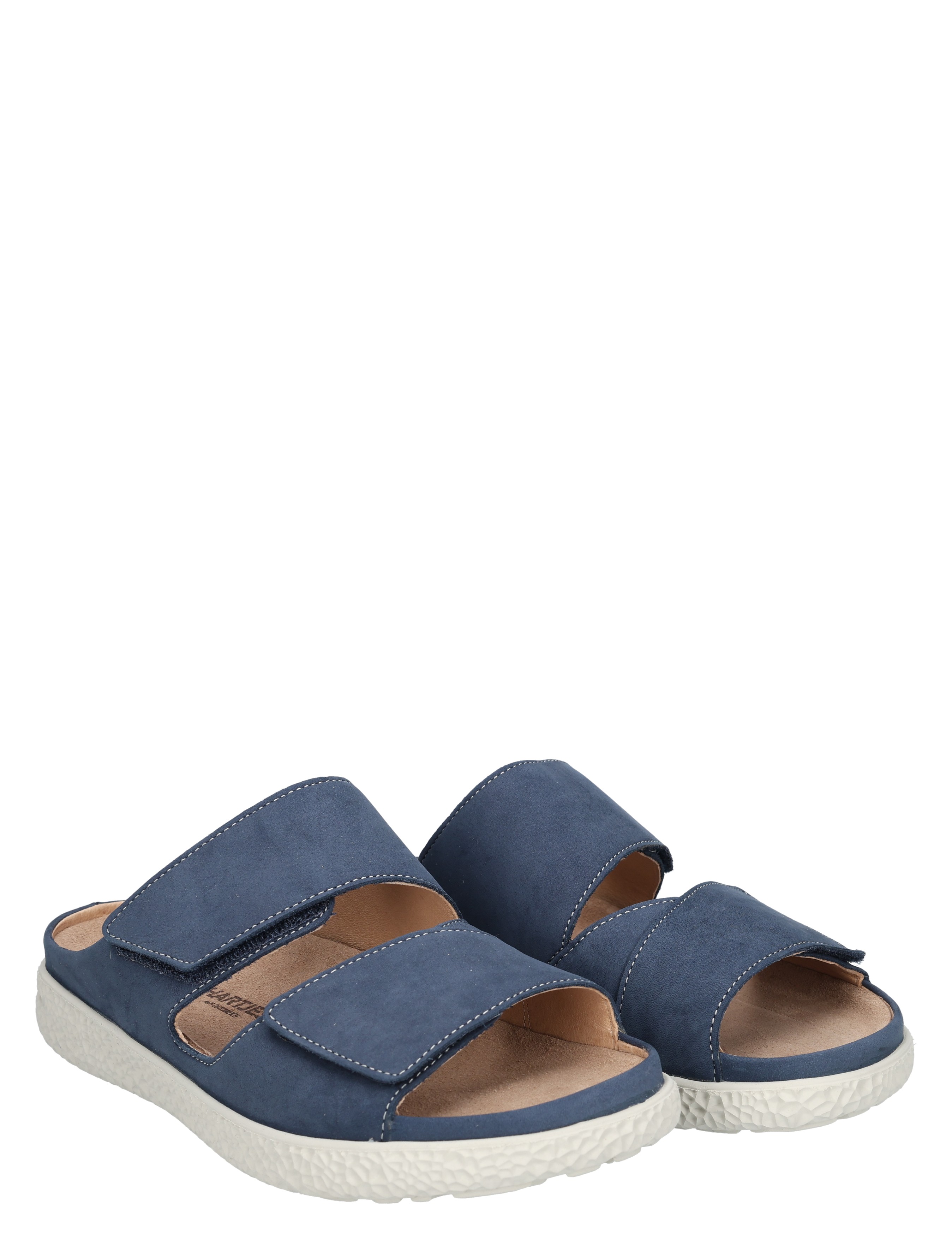 slippers, sandals, two-strap, blue, rubber sole