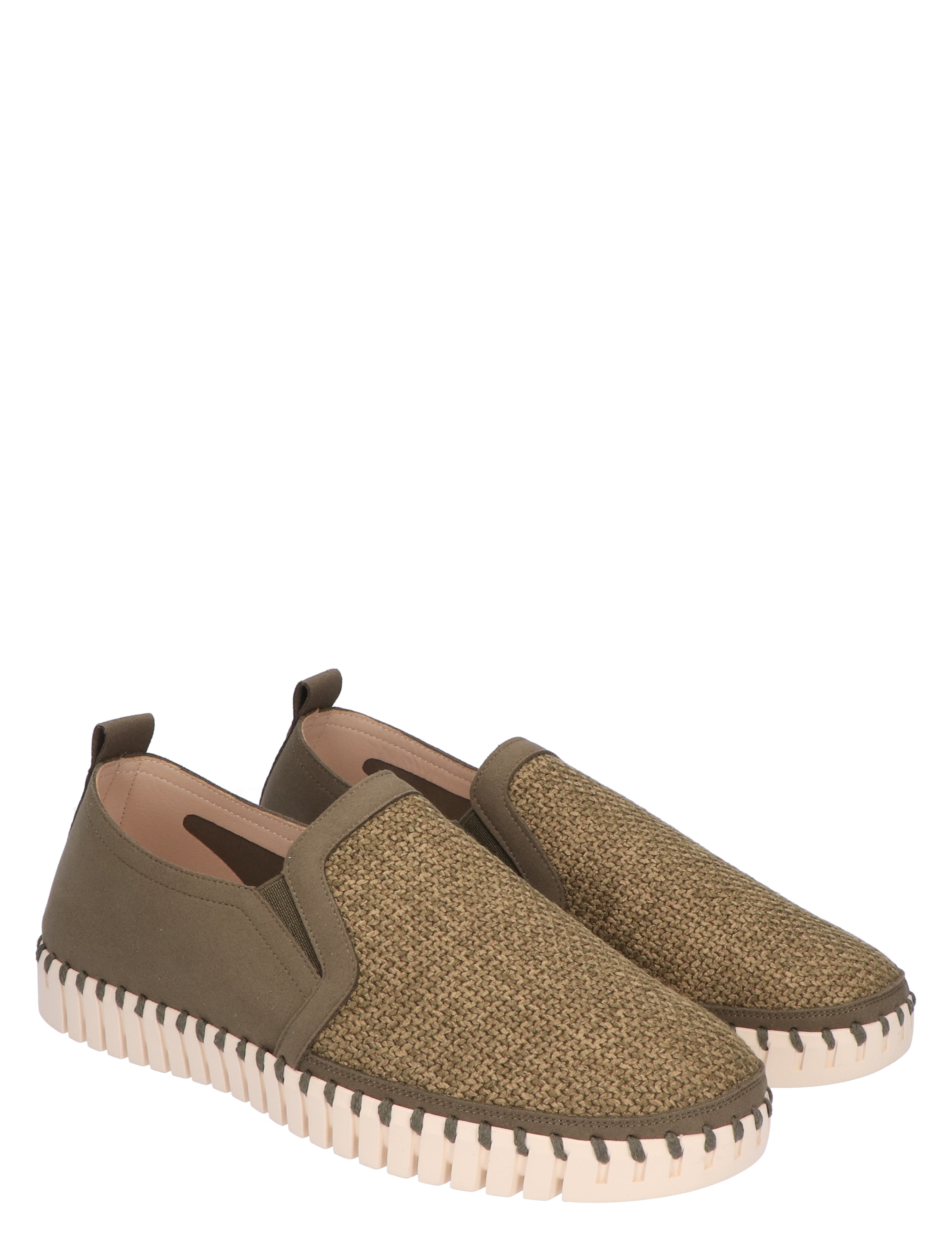 Ilse Jacobsen - Tulip 3885 Men 465 111 Deep Olive - Heren - Espadrilles - 47273_66_5