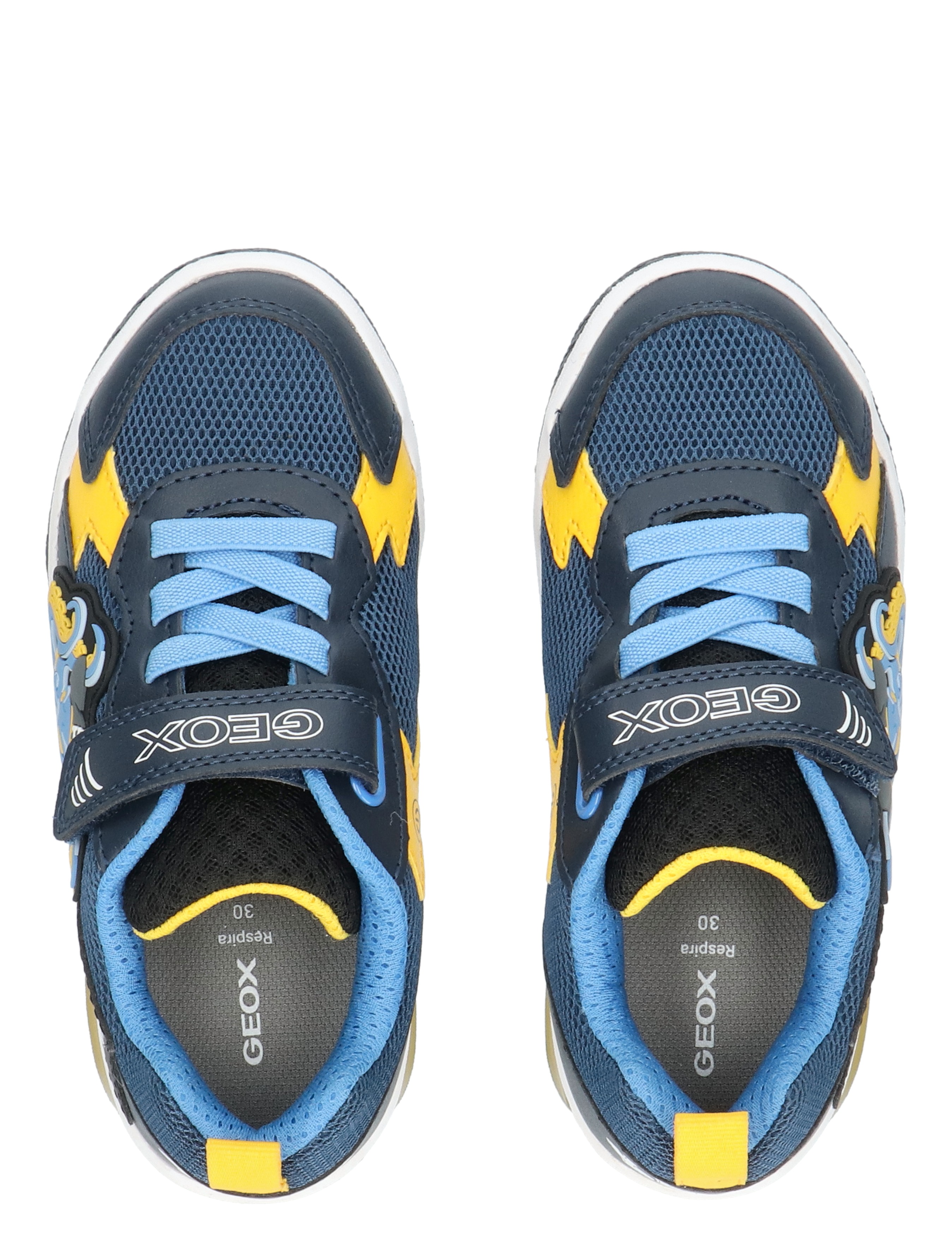 Geox - J659CC Navy Yellow - Jongens - Klittenbandschoenen - 49757_35_7