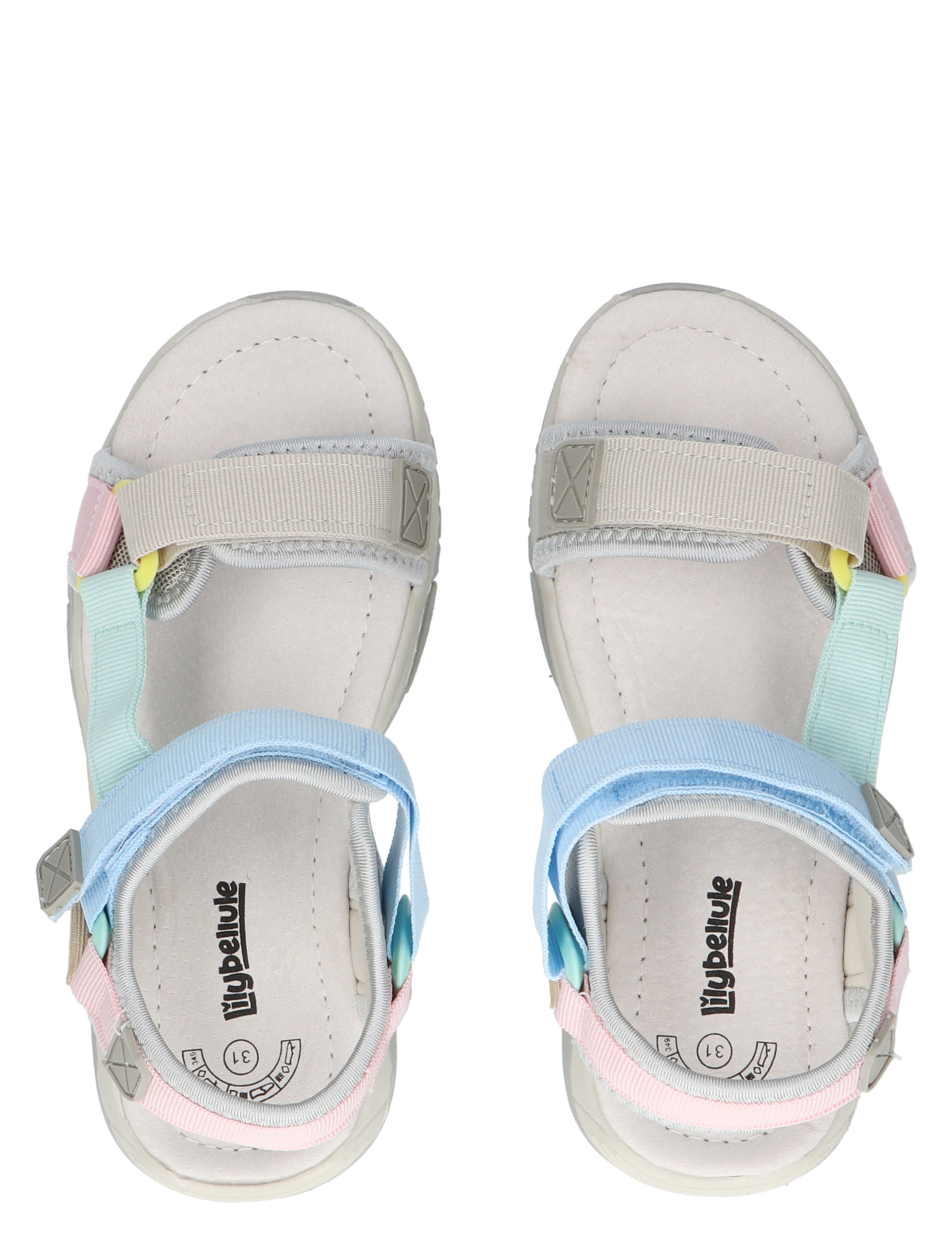 Lillybellule - Wissa Grey Multi Color - Meisjes - Sandalen - 47611_99_7