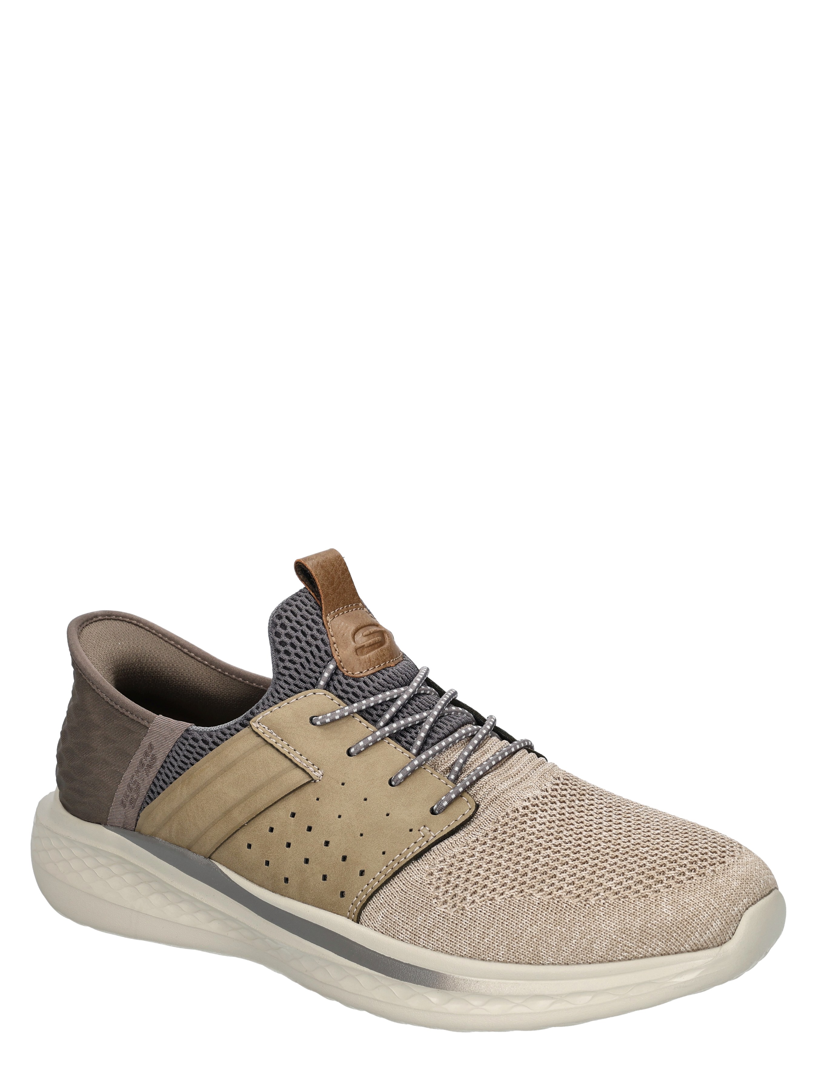 Skechers - 210811 Taupe - Heren - Veterschoenen - Casual Veterschoenen - 46715_77_3
