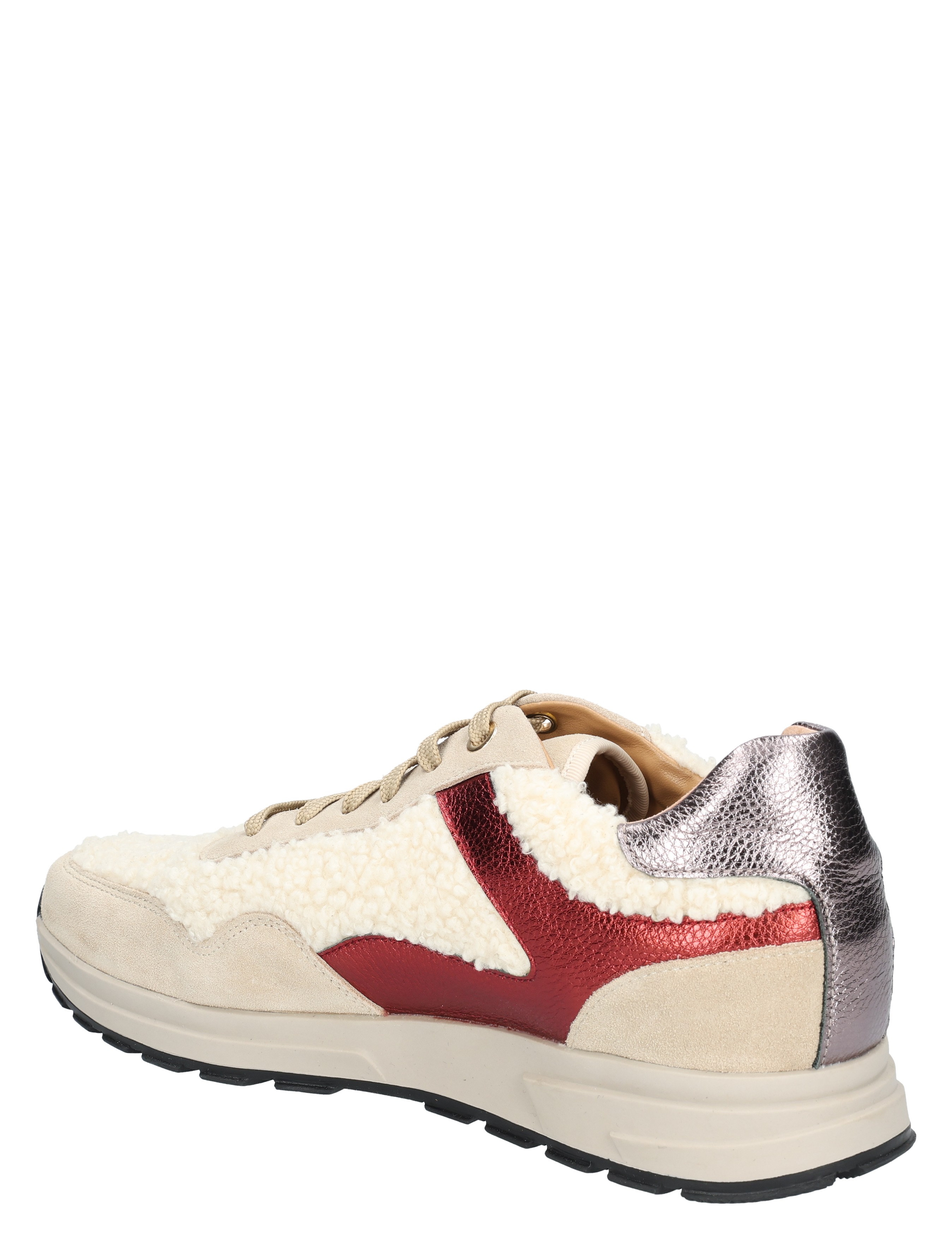 Rapid Soul - Yelda 2545158 Beige Red Silver - Dames - Veterschoenen - Casual Veterschoenen - 49473_77_4