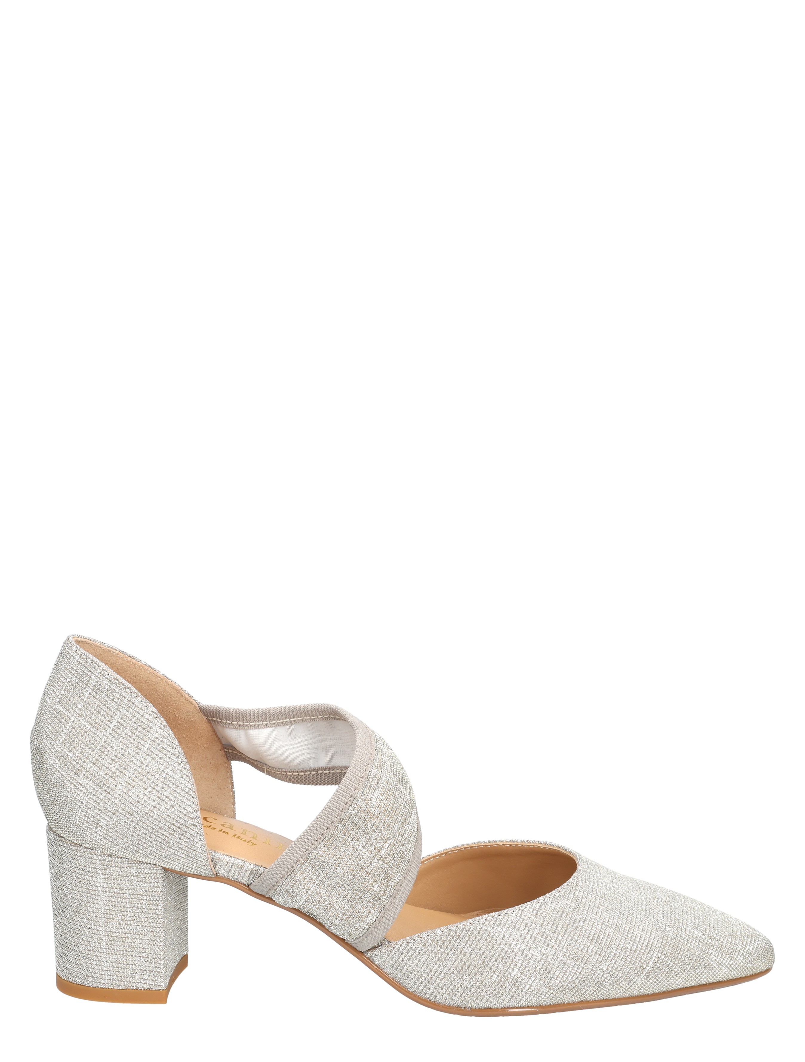 Toscanini - 20E030 Gold Leather Lurex - Dames - Pumps - 49178_53_1