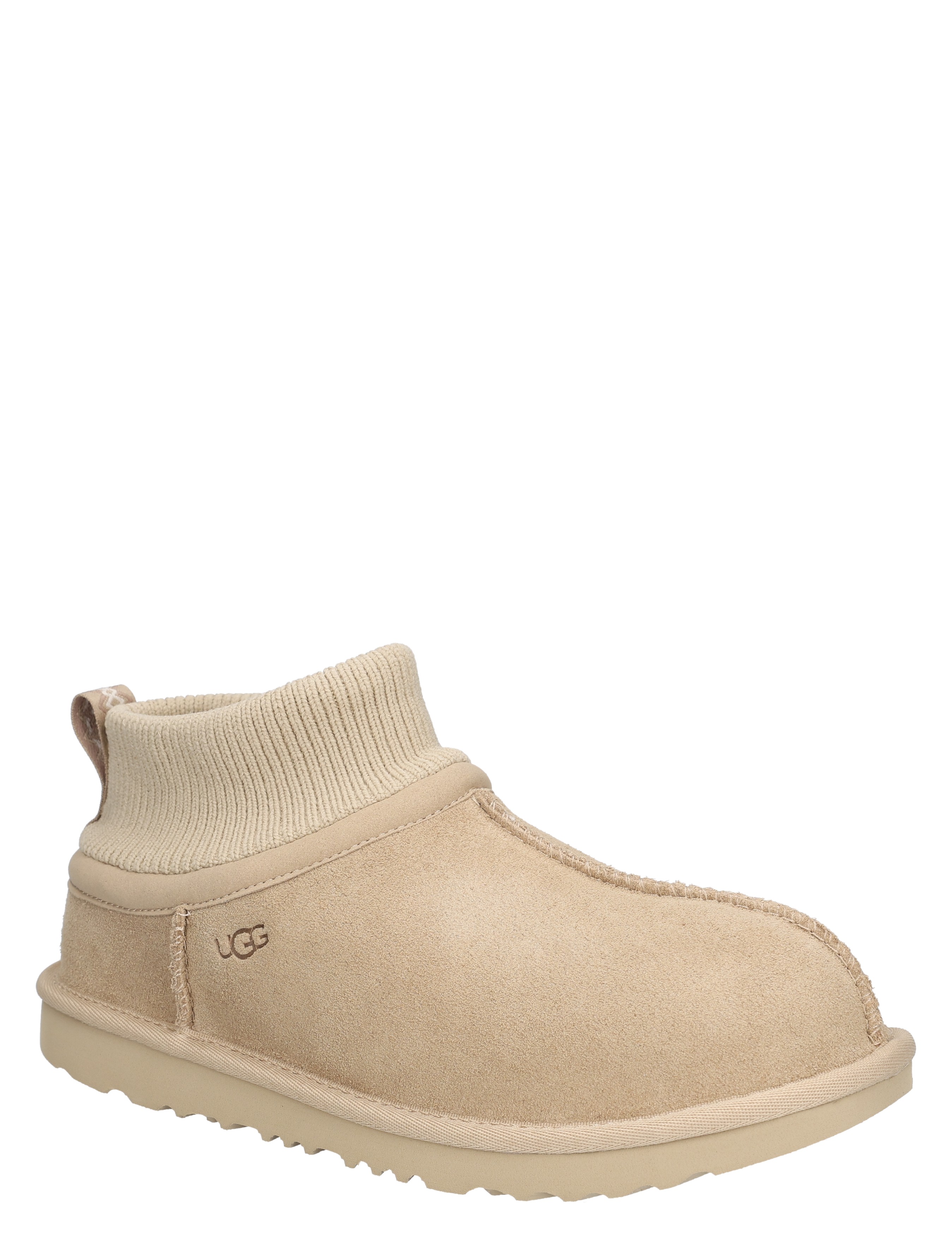 UGG - Kids Classic Ultra Stretch Cuff Mustard Seed - Meisjes - Jongens - Boots - Enkellaarsjes - Boots - Enkellaarsjes - 48145_77_3
