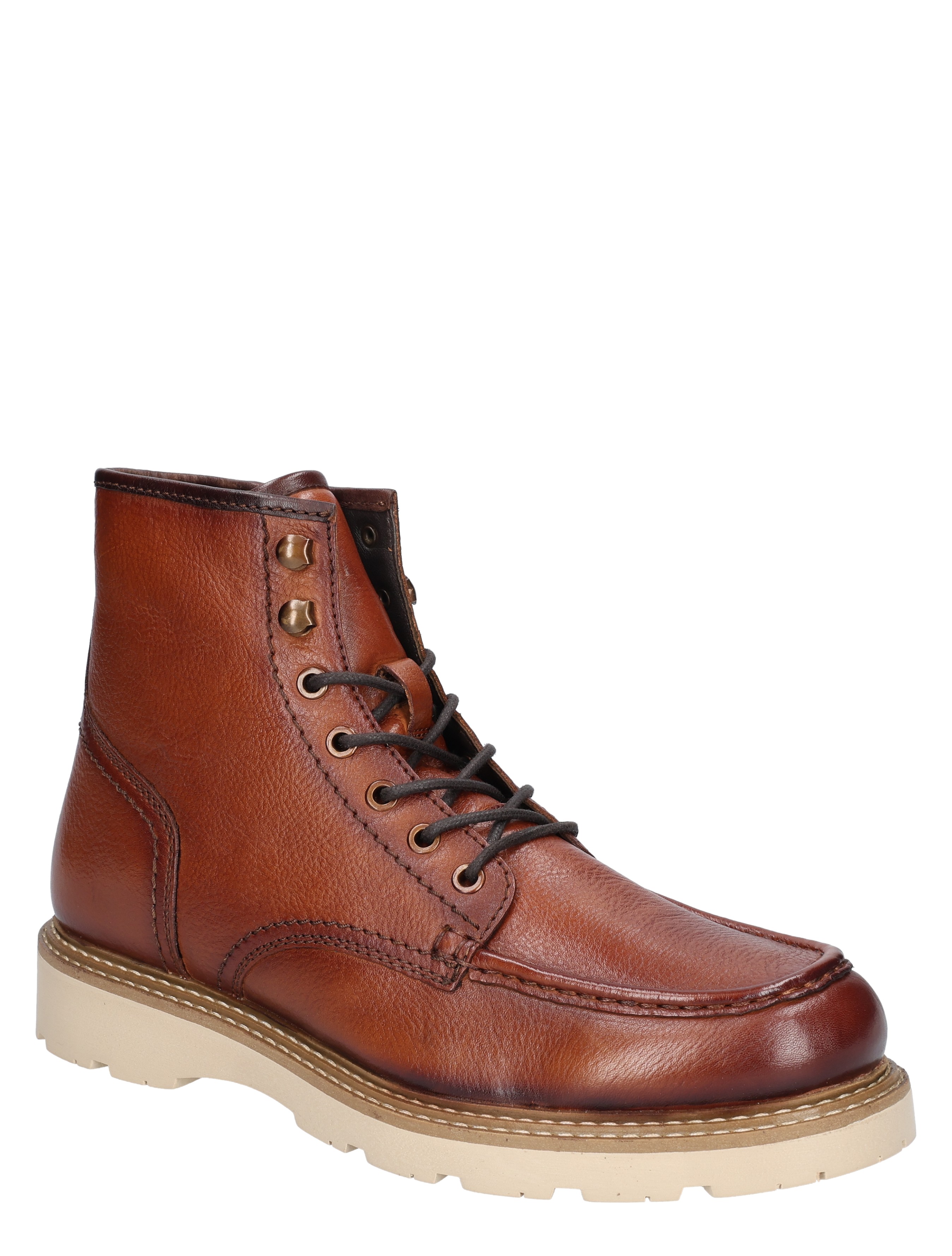 laarzen, laarzenboots, tweedelige laars, bruin, luxe enkelbanding