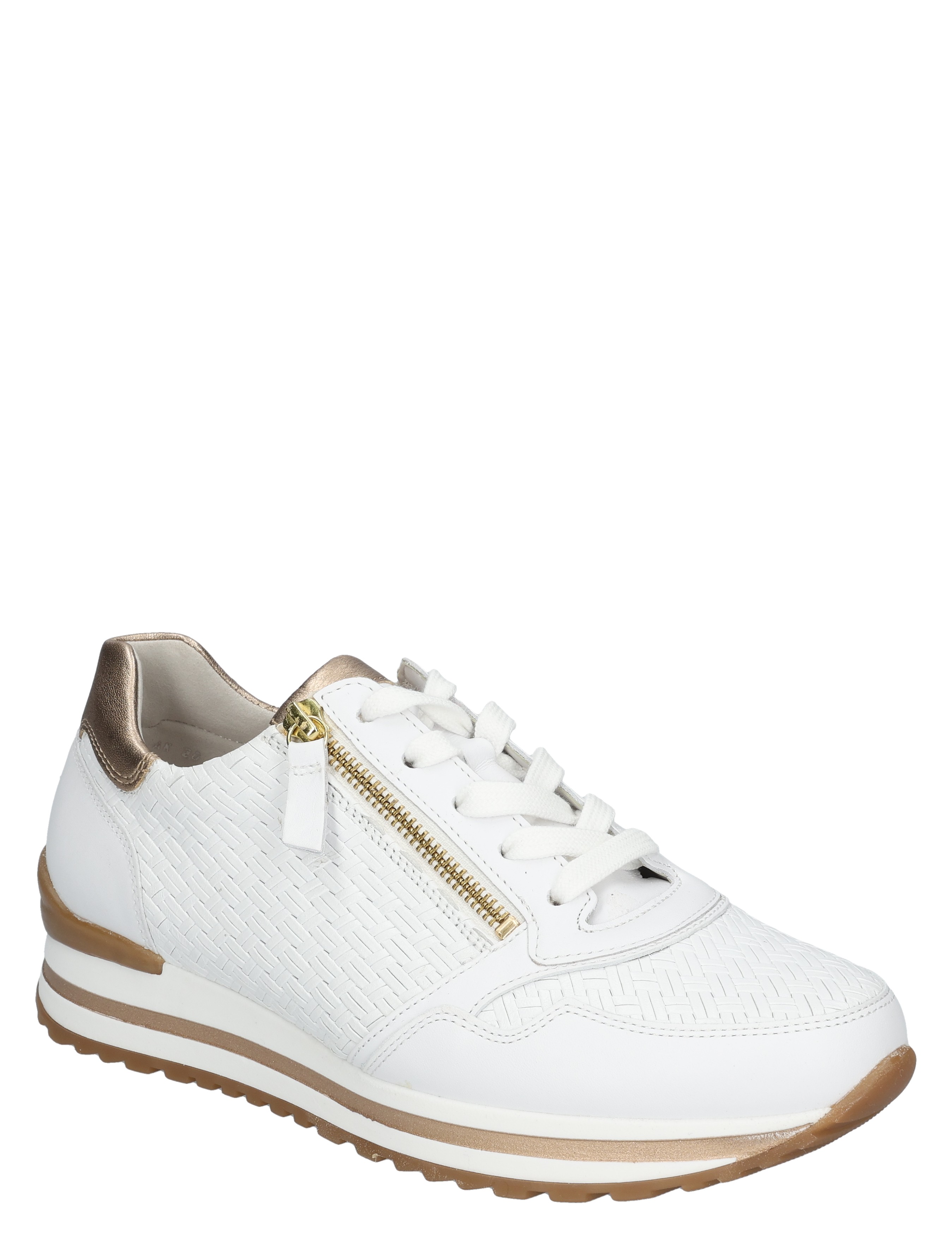 Gabor - 86.528.80 80 weiss/platino(gold) - Dames - Veterschoenen - Casual Veterschoenen - 49998_88_3
