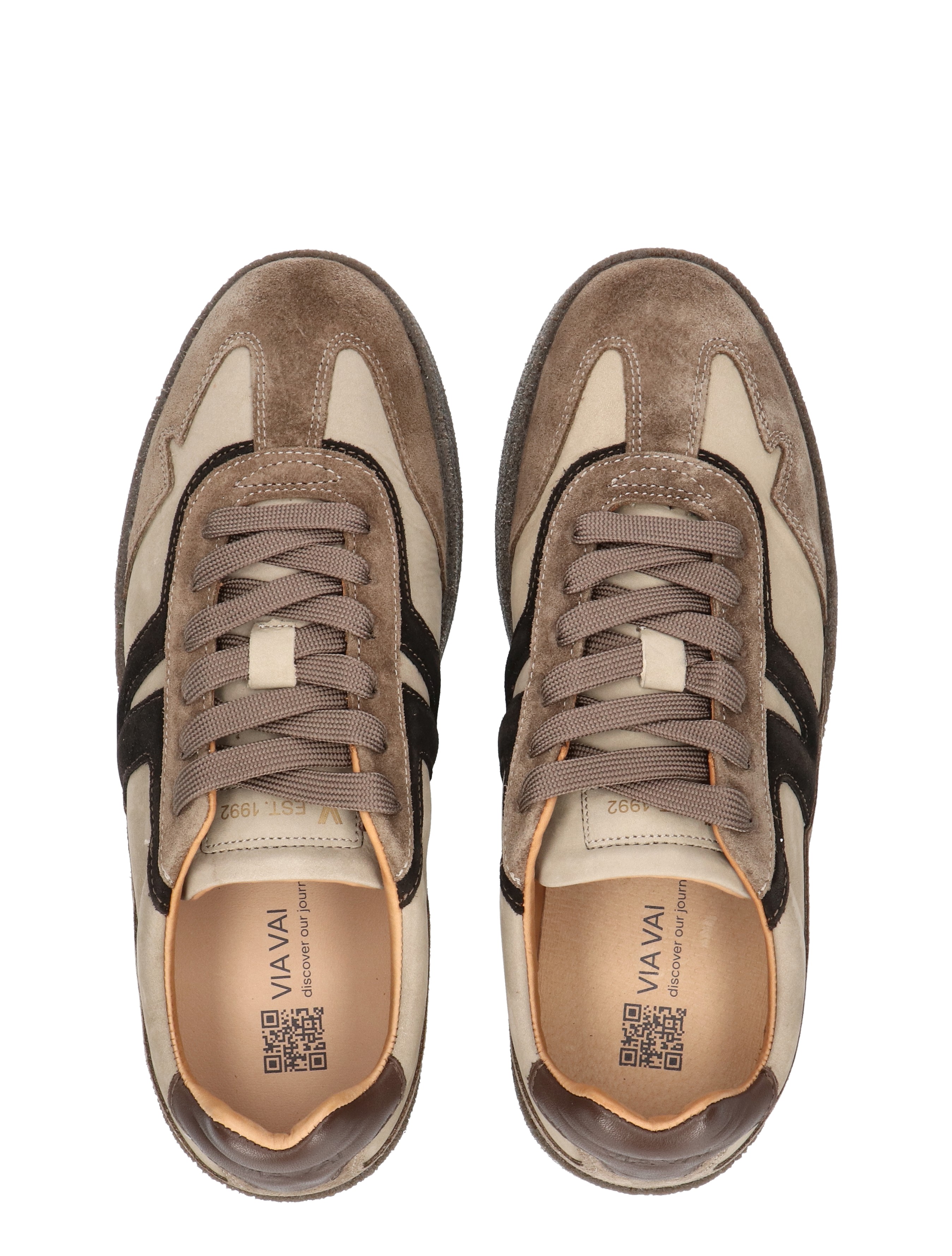 sneaker, suede, leder, kaki, lentige